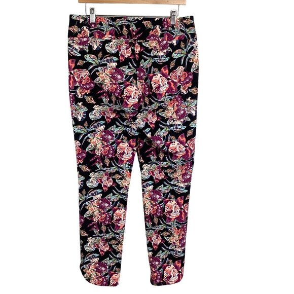 Soft Surroundings Floral Print‎ Stretch Pants High-Rise Size Medium - Picture 7 of 10